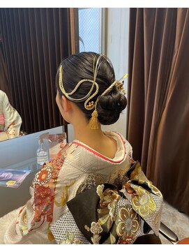 チェスト 神戸本店(CHEST) 【成人式ヘア】タイトシニヨン