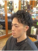 ゆるめのピンパーマ