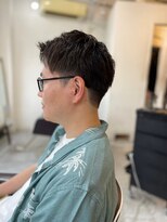 メンズカット バイ ソイクフ(メンズカット by SOY-KUFU)&nbsp;MEN'SHAIRアッシュブラックベリーショートダークアッシュ