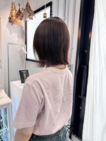 ロカ 表参道(loka)&nbsp;ピンクラベンダー/大人ボブ[表参道/ブリーチ/ハイライト]Mai