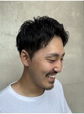 短髪ニュアンスパーマ