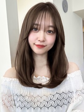 コート 表参道(Cote) Cote 美髪/オリーブベージュ/こなれミディ/レイヤーカット