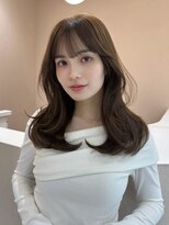 ジーナ 梅田(Zina)&nbsp;髪質改善＊秋色くすみベージュロング＊美髪【Zina梅田】