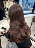 ラベンダーブラウン ラベンダーカラー 透明感カラー