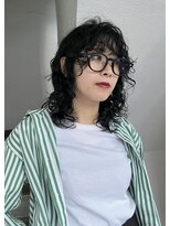 スタニング 渋谷(STUNNING.) ウルフパーマ くるくるパーマ