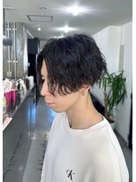 メンズサロン キング 梅田店(Men’s salon K!ng)&nbsp;波巻きツイストスパイラルパーマ/フェザーパーマ/眉毛/メンズ