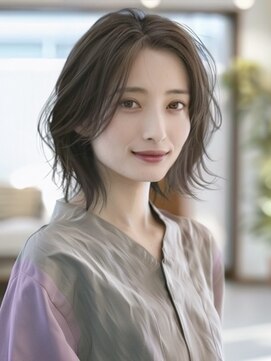 アルトリスト(Altruist Aging×HAIR&SPA) ☆オリーブグレーココアベージュ小顔クラゲヘアー/黒髪/髪質改善