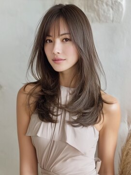 アルトリスト(Altruist Aging×HAIR&SPA) ★ダークアッシュ大人ガーリーボブ着物ミディアムレイヤーカット