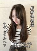 長崎 レイヤーカット 顔周り ブリーチなしカラー トリートメント