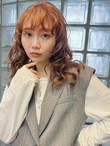 ガーデン 銀座(GARDEN)&nbsp;デジタルパーマ チェリーブラウン レイヤー　イメチェン