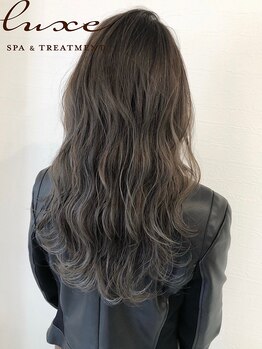ルクス(luxe)の写真/*N.カラー使用*高発色×色持ちの良さを実感!ダメージを最小限に抑え、理想のカラーに◎[潤いカラー/透明感]