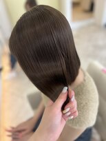 シャルム バイ アローズ 久留米店(CHARM BY AROSE)&nbsp;オリーブグレージュ/ブリーチあり/艶髪