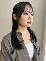 ミリ 奈良店(mm)&nbsp;暗めグレージュ/近鉄奈良/顔まわり/奈良/学割/オリーブ/赤み消し