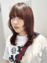 フォト イケブクロ(foto IKEBUKURO)&nbsp;ハッシュカット/レイヤー/透明感暖色カラー/ピンクブラウン/池袋