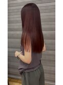 チェリーレッド暖色カラーボルドーワインレッド春カラー