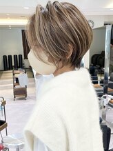 バンプ ギンザ(BUMP GINZA)&nbsp;30代40代50代大人ショート髪型丸顔前髪なし似合わせ【村上】