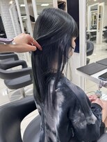 スト 静岡鷹匠(sto)&nbsp;ミディアムヘア/暗めカラー/グランマッシュ/静岡鷹匠