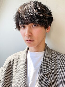 ウェイク ヘアー メイク(wake hair make) 爽やかメンズカット◎マッシュウルフニュアンスパーマこなれ感