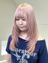 ラック 表参道(LUCK)&nbsp;ペールカラー/レイヤーカット/顔周りレイヤー/ブリーチ