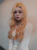 ヘーゼル 博多(HAZEL.)&nbsp;Naito/ゆる巻き/ブロンドヘア/ハイトーン/ケアブリーチ/ブリーチ