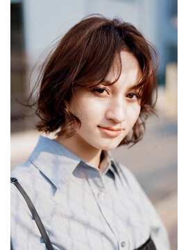 ピカイチテンジン エムスラッシュ(pikAicHi Tenjin×M.SLASH) 伸ばしかけOK【くせ毛風】パーマボブ