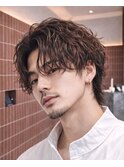 毛流れニュアンスパーマ9/メンズ/メンズカット/メンズパーマ