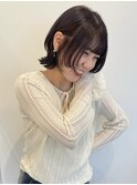 レイヤーボブ/パープルグレー