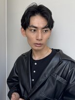 トリッカ シブヤ(TRICCA SHIBUYA)&nbsp;メンズカットパーマフェザーニュアンス毛流れセンターパート渋谷