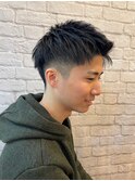  &nbsp;&nbsp;&nbsp;爽やかアップバングフェード