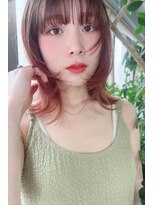 ヘアーズ ベリー 香椎店(hairs BERRY)&nbsp;★BERRYセミディシアーカラー姫カットカール韓国風ヘア美髪
