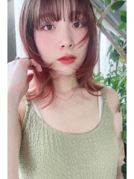 ヘアーズ ベリー 香椎店(hairs BERRY) ★BERRYセミディシアーカラー姫カットカール韓国風ヘア美髪