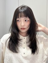 ロンドグロワール 大宮(Lond Gloire)&nbsp;オリーブベージュ/レイヤーカット/顔周りレイヤー/シースルー