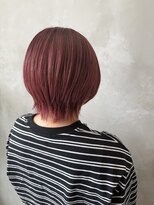 ニルス(nils) ボルドーカラー×ショートウルフ
