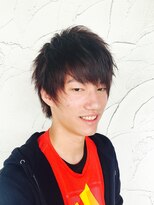 ルシード スタイル レクラ 栄生店(L'UCIDO STYLE L'eclat) メンズカラー赤