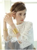 夏のヘアアレンジ#センシュアルショート#アッシュ#ショコラ難波