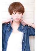 [OCEAN Hair&Life藤原純]マニッシュショート☆アッシュベージュ