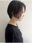 前下がりハンサムショート外国人風【CERCA高田馬場】