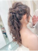 ボリュームハーフポニー
