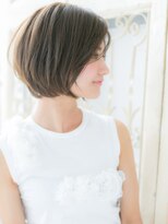 モッズ ヘア 福岡姪浜店(mod's hair) *mod's姪浜*透け感オリーブカラーナチュラルストレートグラボブd