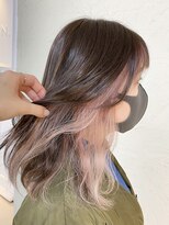 カモン(CAMON)&nbsp;ホワイトピンクのインナーカラー