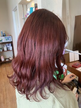 マール(marl) 【marl.】 チェリーレッド×ブリーチなし