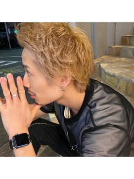 髪技空間アノン(anon) ホワイトベージュ