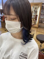 エイム ヘアメイク 横川店(eim HAIR MAKE) 韓国ヘア×インナーブルー
