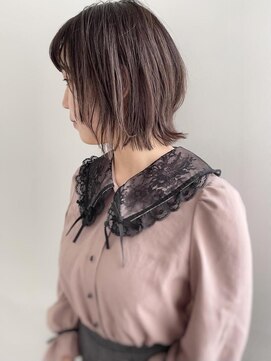 セルカ 新宿(CERCA) イヤーボブウルフ×ダークグレージュ【CERCA新宿/新宿西口】