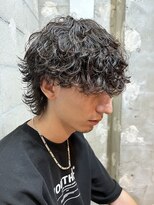 アカ(ACA)&nbsp;メンズカットパーマ波巻ツイストスパイラルパーマ札幌大通