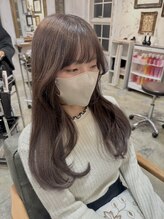 サンバイセライロ 千葉(SAN. by celilo) シナモンベージュ＊ロングレイヤー【momoka】