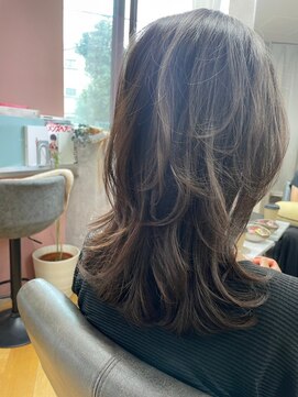 カームバイリコ 学芸大学(calm by liko) ショコラアッシュ/ヘルシースタイル/ふんわりカール/学芸大学