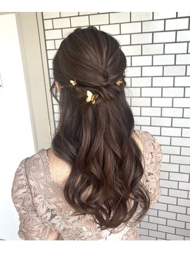 フェリーチェ(Felice) ハーフアップ ヘアセット お呼ばれヘア