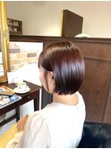 【大人可愛い】【ボブ】【ピンクブラウン】【10代】【20代】
