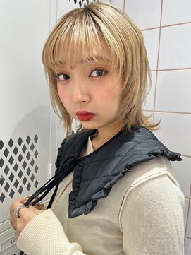 ロンドルーチェ 心斎橋(Lond luce) ダークアッシュ/ミディアムレイヤーカット［髪質改善/縮毛矯正］